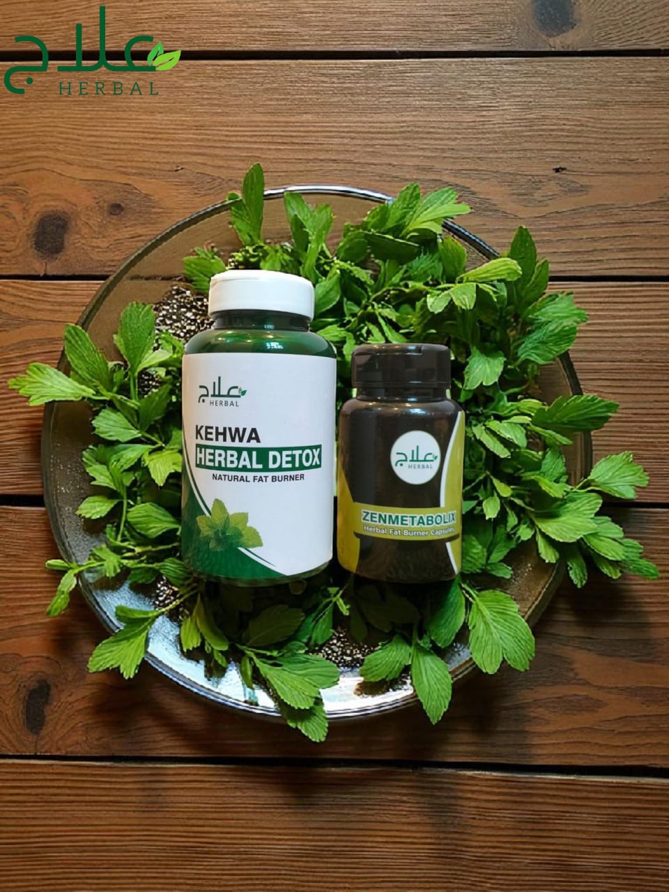 Herbal Detox Kehwa + Zenmetabolix Capsule Combo (6-10 Kg weight loss in 30 days) ®