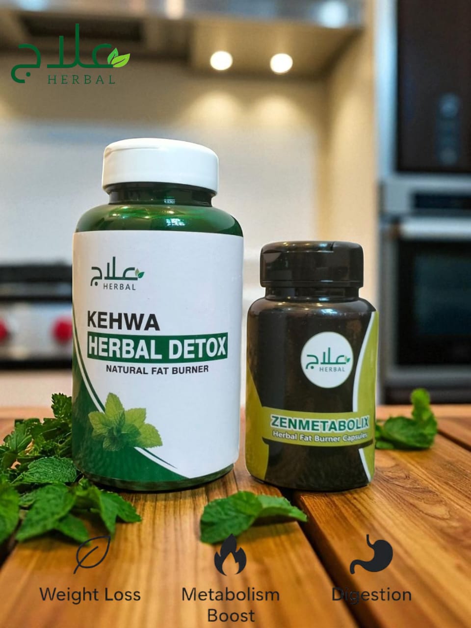 Herbal Detox Kehwa + Zenmetabolix Capsule Combo (6-10 Kg weight loss in 30 days) ®